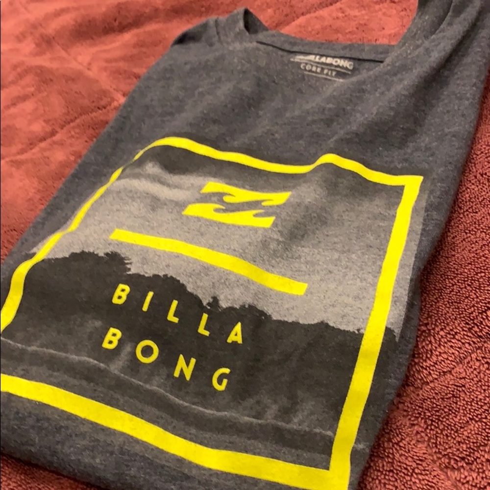 Billabong grey men t shirt large